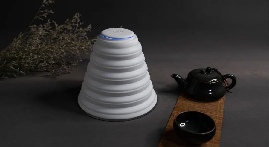 「设计解读」这款可折叠的便携消毒罩，究竟有多神奇？