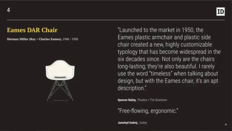 美国《财富》发布的“现代100个最伟大设计”,为什么Eames DAR Chair能排名前五?