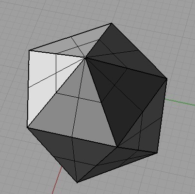 正二十面体几何画法
